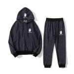 A Bathing Ape Camouflage Bape Shark Hoodie Pajama Set