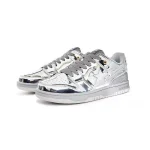 BAPE FOIL BAPESTA LOW SILVER Shoes