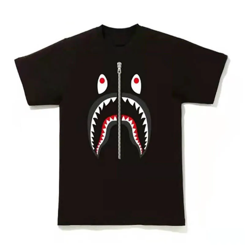 Bape Shark Men And Women T-shirt Bape Shark Men And Women T-shirt