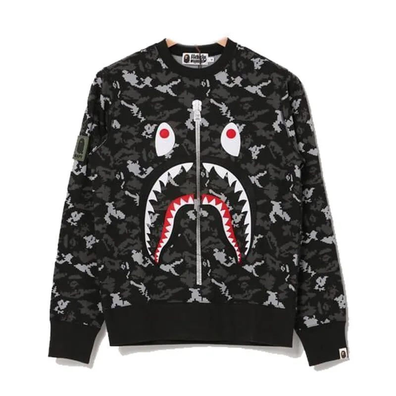 Bape Shark Zip Up A Bathing Ape Sweater Bape Shark Zip Up A Bathing Ape Sweater