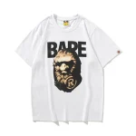 Black Printed A Bathing Ape T Shirt