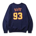 Blue Bape x NBA Warriors Sweatshirt
