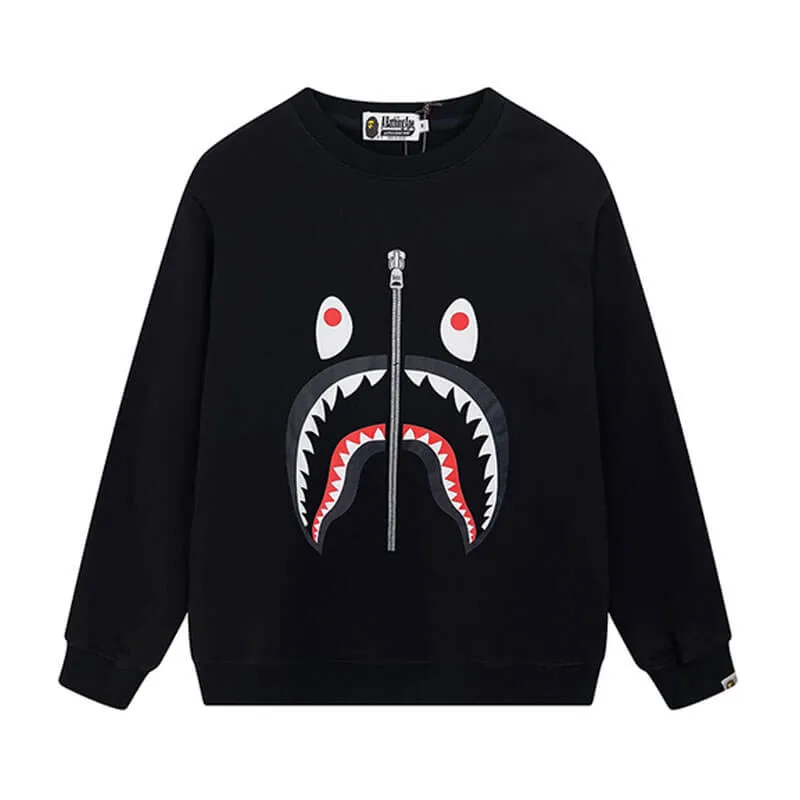 Camo Metal Zip Black Bape Shark Sweater Camo Metal Zip Black Bape Shark Sweater