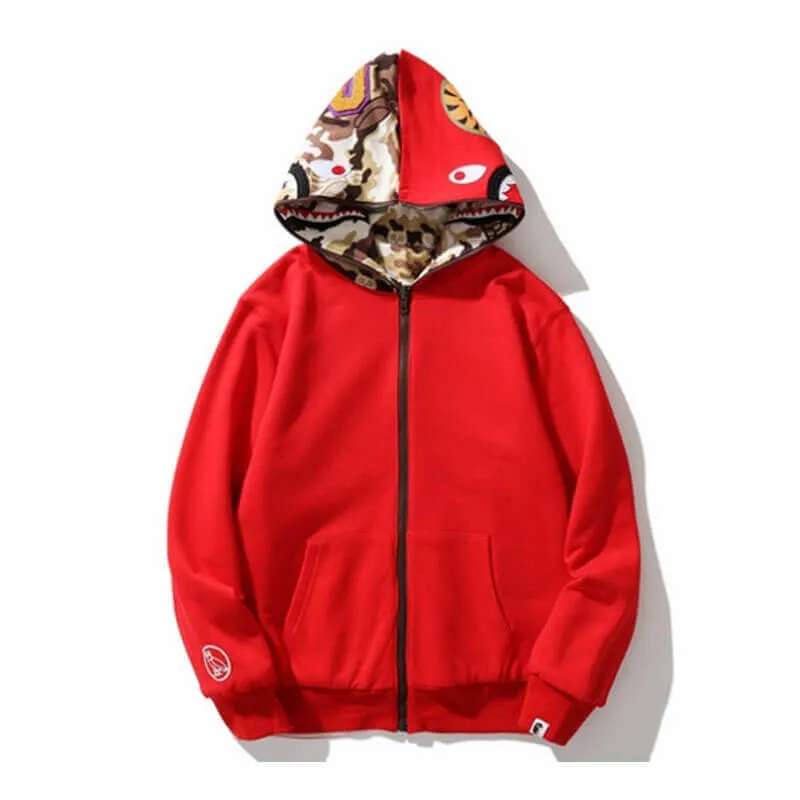 Camouflage New A Bathing Ape Red Camo Bape Hoodie Camouflage New A Bathing Ape Red Camo Bape Hoodie