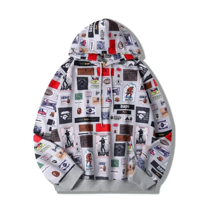Casual Printed A Bathing Ape Clothing Hoodie