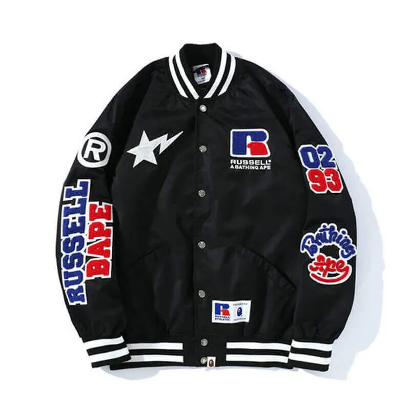 Russel Bape A Bathing STA Puffer Jacket Russel Bape A Bathing STA Puffer Jacket