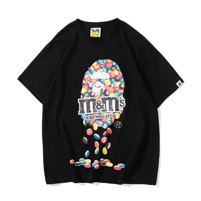 Short Sleeve A Bathing Ape M&M’s T-Shirt Short Sleeve A Bathing Ape M&M’s T-Shirt