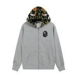 Zip Up A Bathing Ape Shark Hoodie