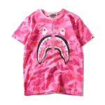 Zipper Camo Bape Shark Shirt